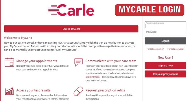 MyCarle Login